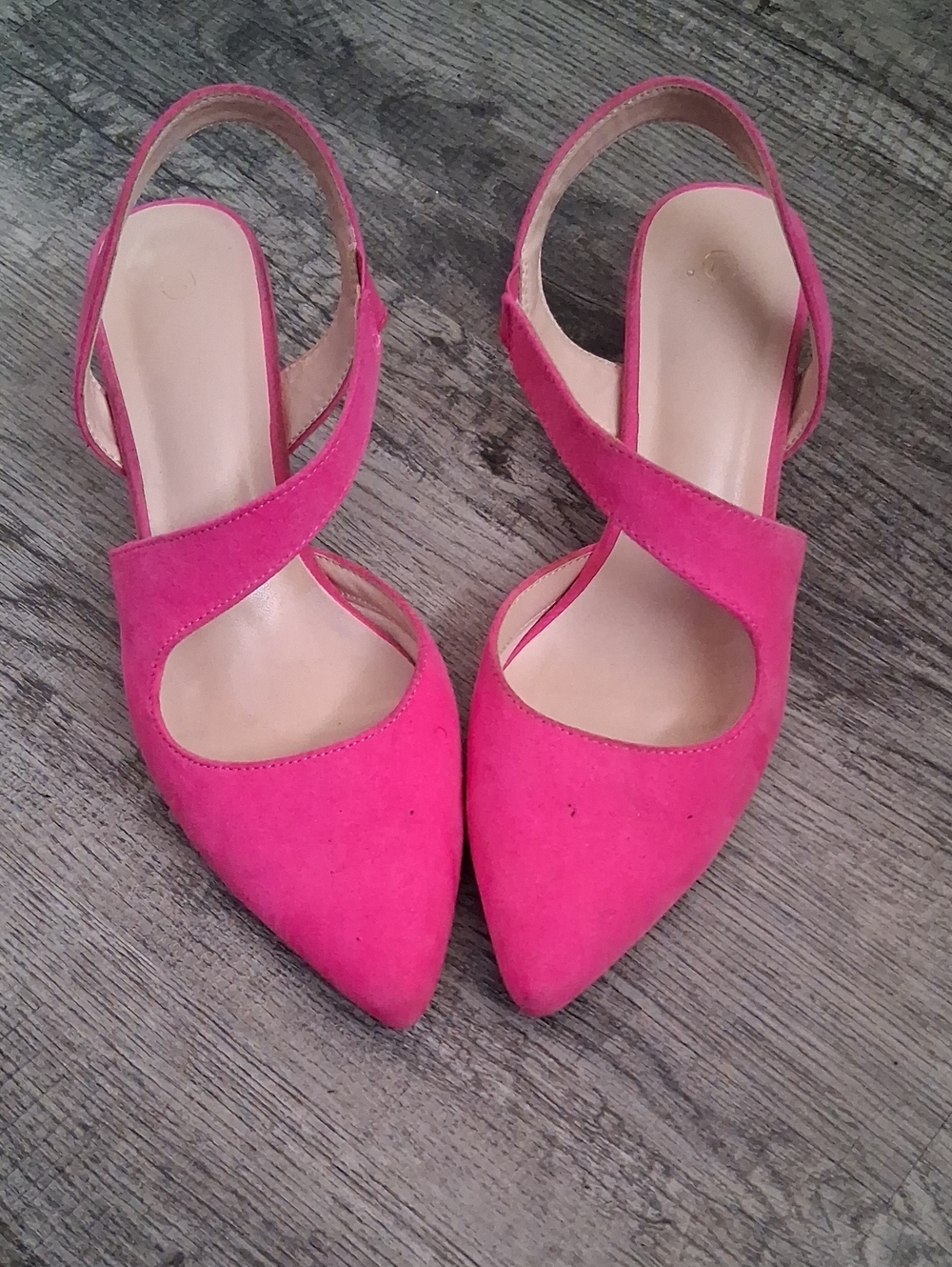 Non Branded Pink Slingback Women Heels